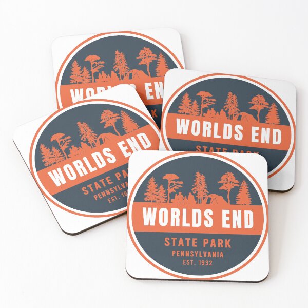 Item preview, Worlds End State Park Blue and Orange designed and sold by VanyaKar.