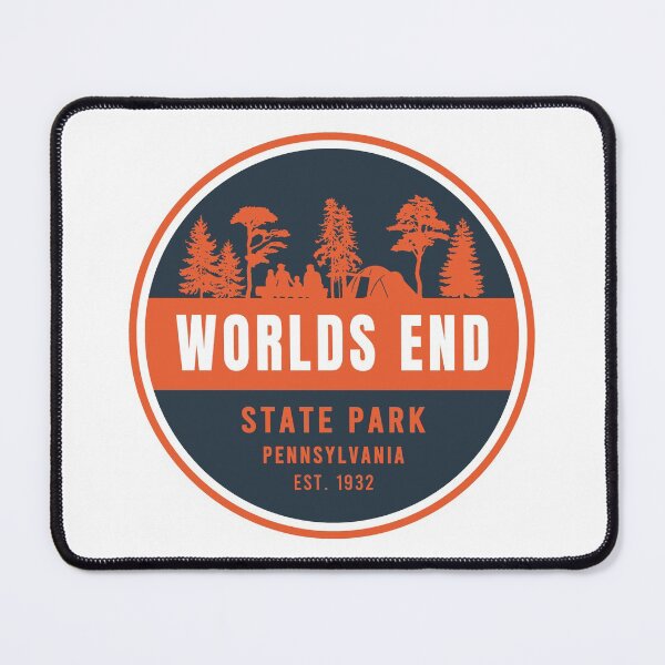 Item preview, Worlds End State Park Blue and Orange designed and sold by VanyaKar.