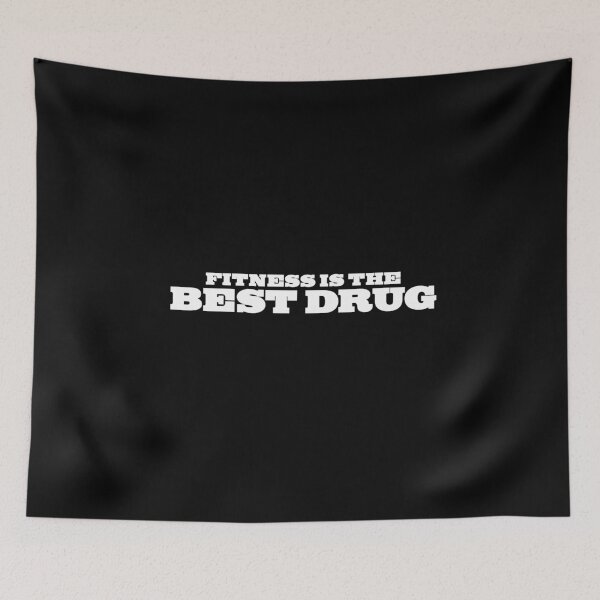Item preview, Fitness Is The Best Drug - Fitness - Motivational Quotes designed and sold by bykc2.