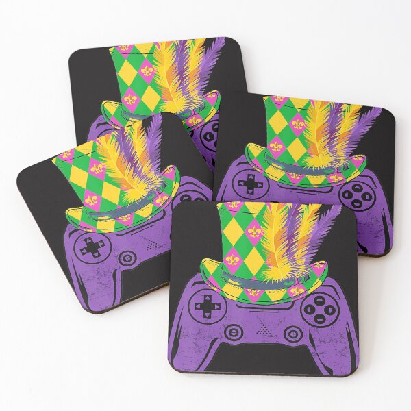 Item preview, Mardi Gras Outfit Video Game Controller Gamer designed and sold by DanielDutkosky.