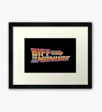 Biff To The Manure Framed Print