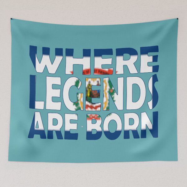 Item preview, Virginia Flag - Where Legends Are Born designed and sold by Quotes-I-Wear.