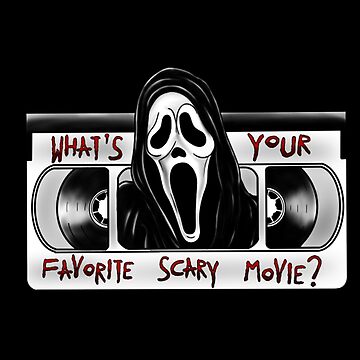 Ghost Face: What's Your Favorite Scary Movie PRINTS and STICKERS – Art Lab  Candy