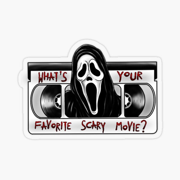 Ghost Face: What's Your Favorite Scary Movie PRINTS and STICKERS – Art Lab  Candy