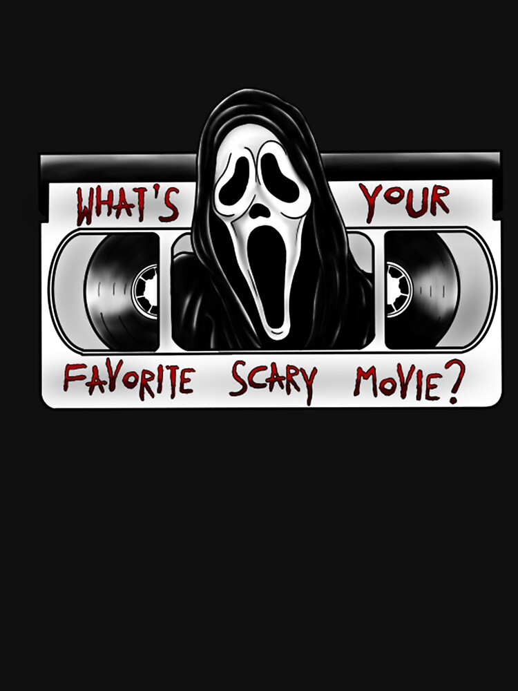  What's Your Favorite Scary Movie Horror Sans Horror Movies  T-Shirt : Clothing, Shoes & Jewelry