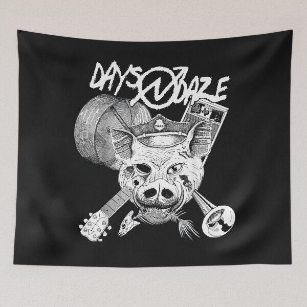 Item preview, Days N&x27; Daze folk punk animal logo Classic T-Shirt Copy designed and sold by KerrLuna.
