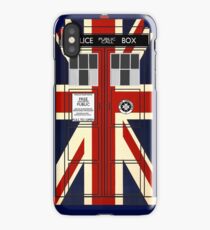 Union Jack Police Call Box. iPhone Case