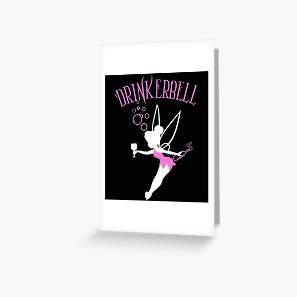 Drinkerbell pink color Greeting Card