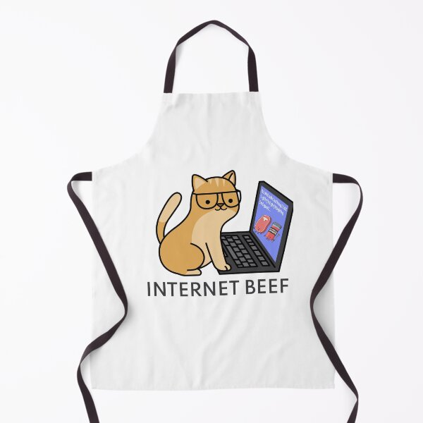 Item preview, FUNNY CAT INTERNET BEEF T SHIRT designed and sold by DiscoVibes.