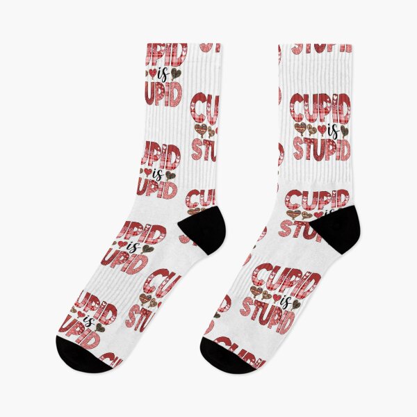 Item preview, Cupid Is Stupid Anti-Valentines Day gift for single friends designed and sold by BRtisticDesigns.