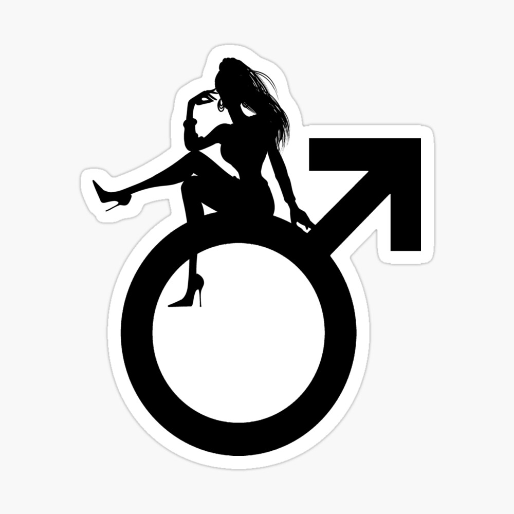 Subtle Femdom Symbol, Female Domination, Female supremacy, Female Led,  Dominatrix gift, Submissive Man, Dominant Woman | Poster