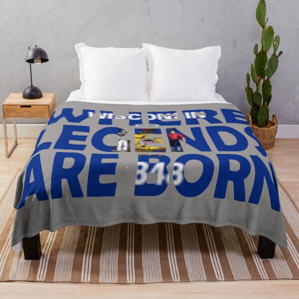 Item preview, Wisconsin Flag Reads Where Legends Are Born designed and sold by Quotes-I-Wear.