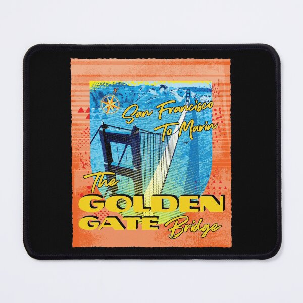 Item preview, The Golden Gate Bridge Retro Design designed and sold by fairviewdesign.