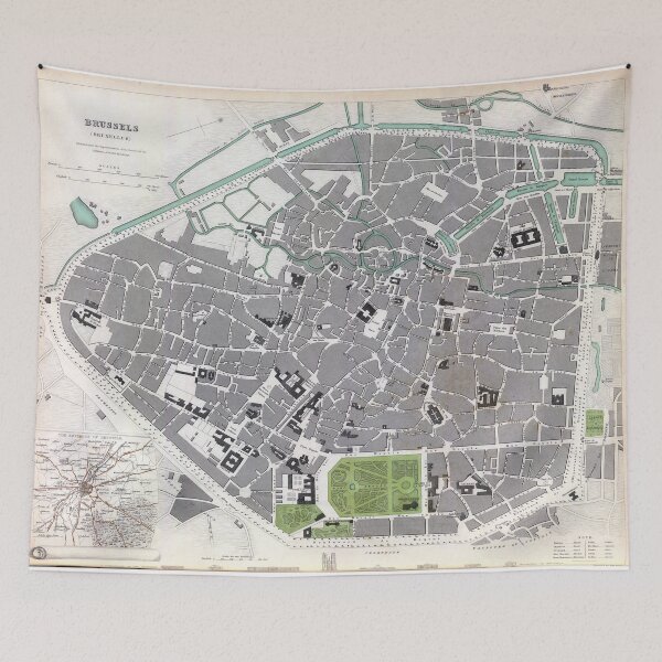 Item preview, Plan of Brussels - 1837 designed and sold by paulrommer.