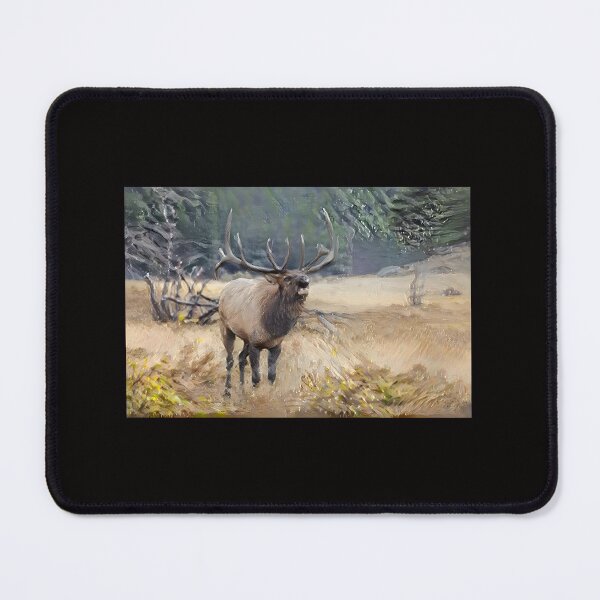 Item preview, Bull Elk "King of the Mountain" designed and sold by AverageJoeArt14.