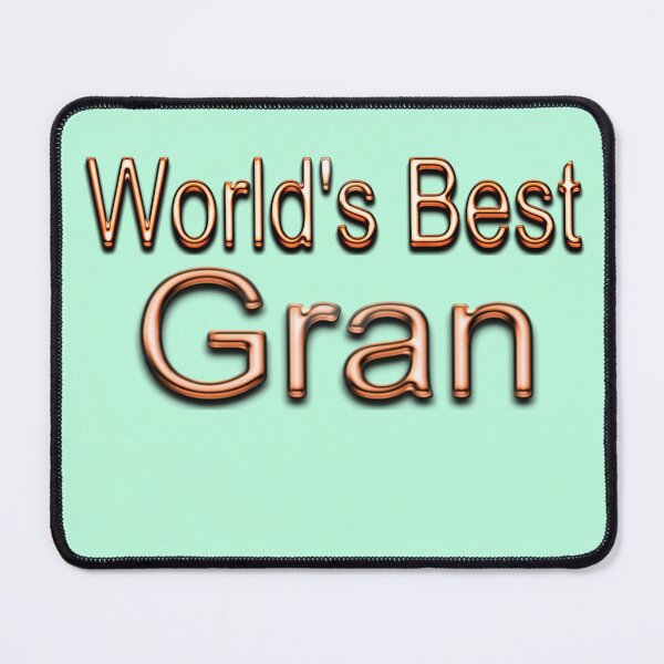 Item preview, World's Best Gran 3D Text Marble Background Grandmother designed and sold by lorrinani.