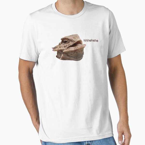 Vista previa del artículo con la obra «Iguana risueña Jeje Lagarto», diseñado y vendido por TheShirtYurt.