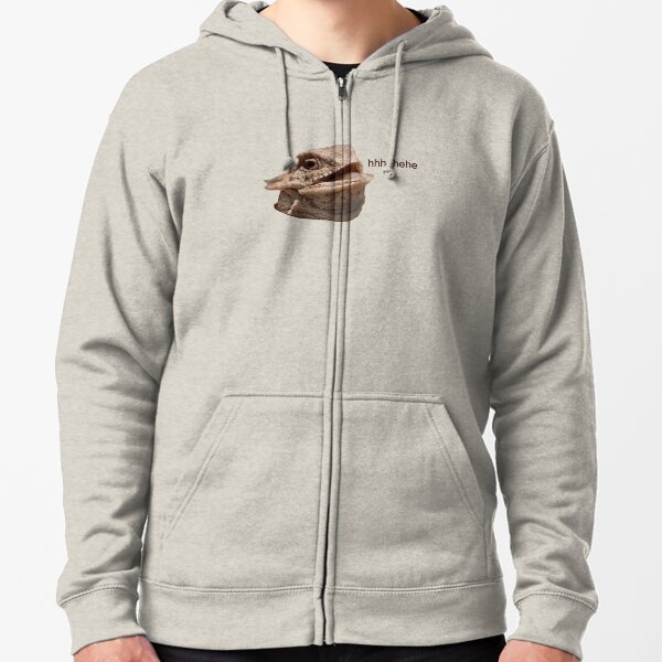 Laughing Iguana HeHe Lizard Zipped Hoodie