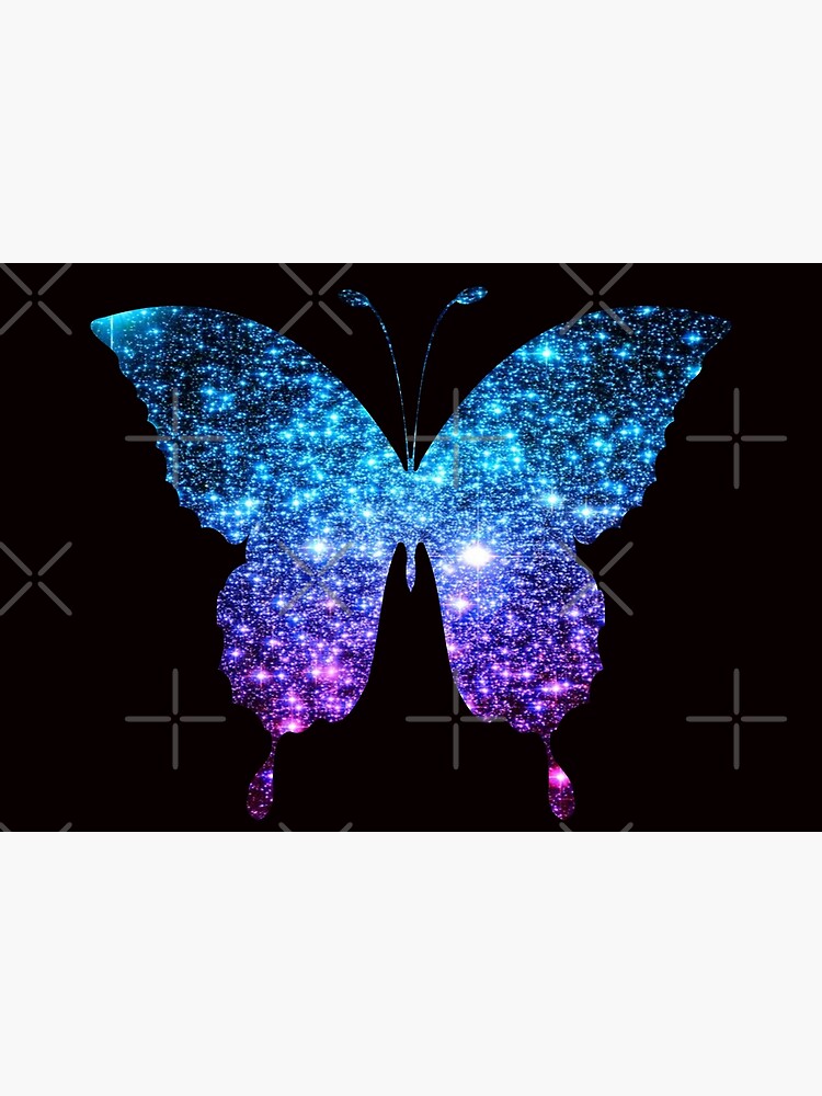 Teal And Purple Ombre Faux Glitter Butterfly Poster For Sale By Felicity K Redbubble 2628