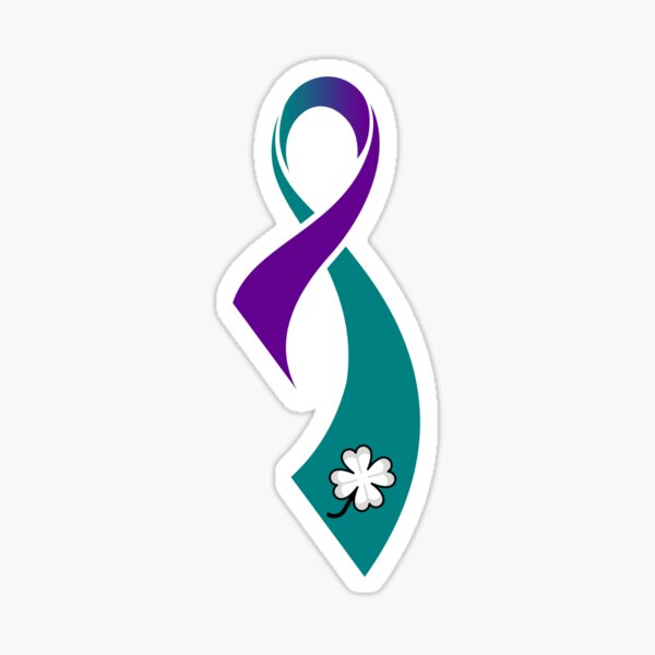 TB Suicide Prevention awareness Ribbon Sticker