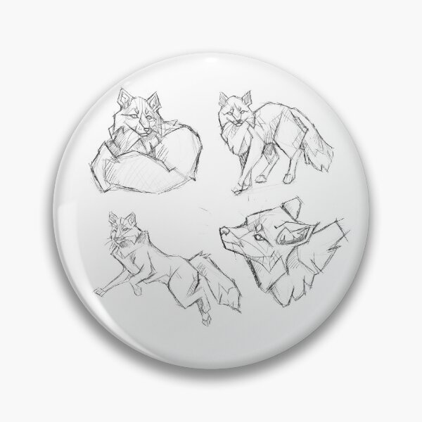 Item preview, Fox Sketch Set designed and sold by Katrina Yarbro.