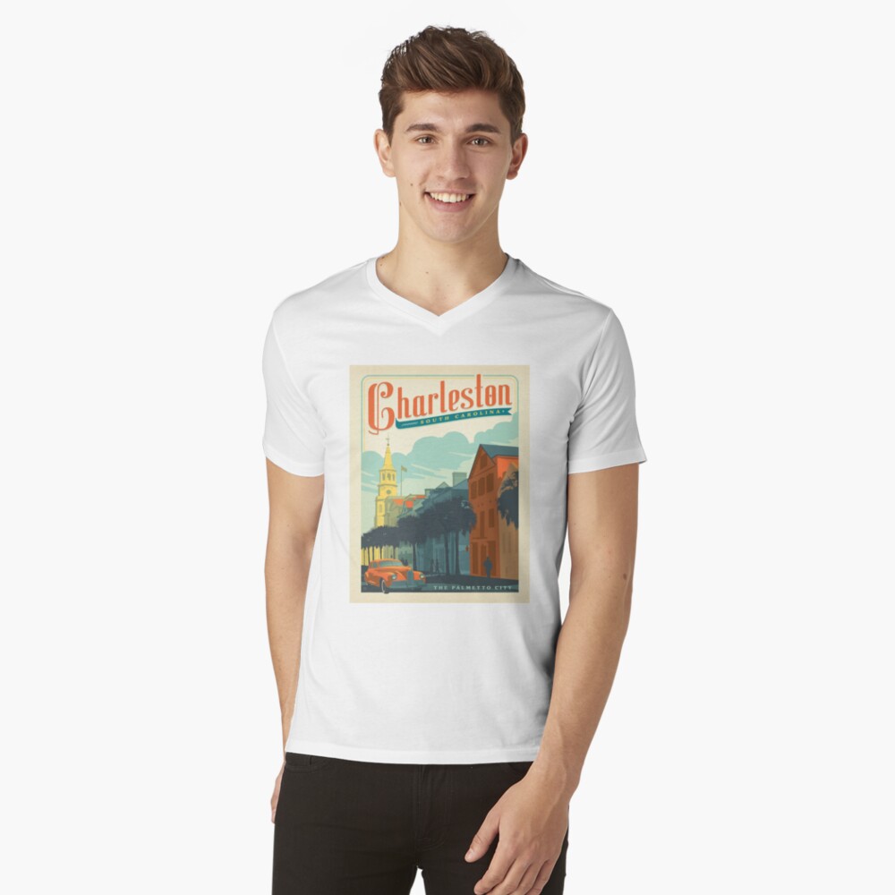 Item preview, V-Neck T-Shirt designed and sold by BabyBookDragon.