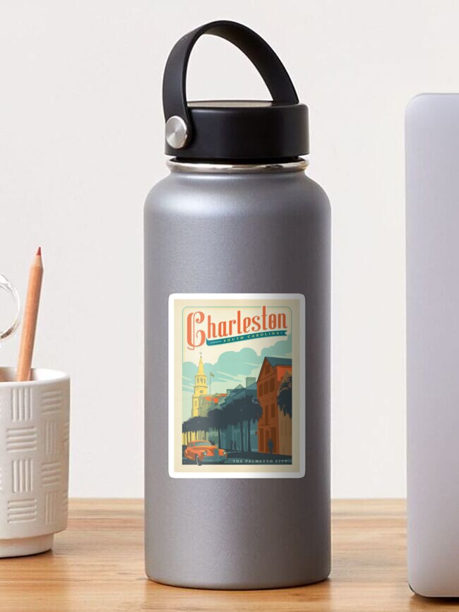 Thumbnail 1 of 3, Sticker, Charleston The Palmetto City designed and sold by BabyBookDragon.