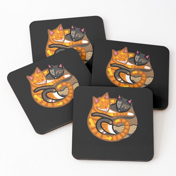 Item preview, Jorts and Jean Cuddling Cats - Buttered Classic designed and sold by tabathaclark.