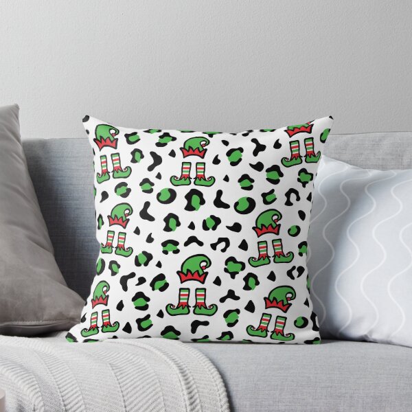 Item preview, Elf Christmas Leopard pattern designed and sold by Roadvector Studio.