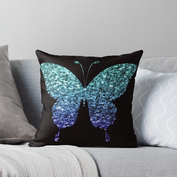 Item preview, Mariposa de purpurina sintética verde azulado y azul degradado designed and sold by Felicity-K.