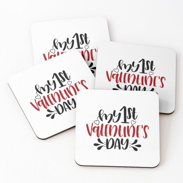 Item preview, My 1st Valentine's Day-gift for baby boy or baby girl designed and sold by BRtisticDesigns.