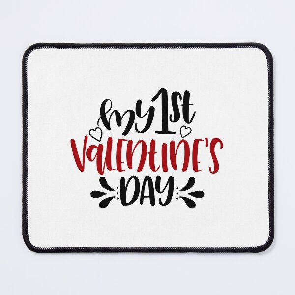 Item preview, My 1st Valentine's Day-gift for baby boy or baby girl designed and sold by BRtisticDesigns.