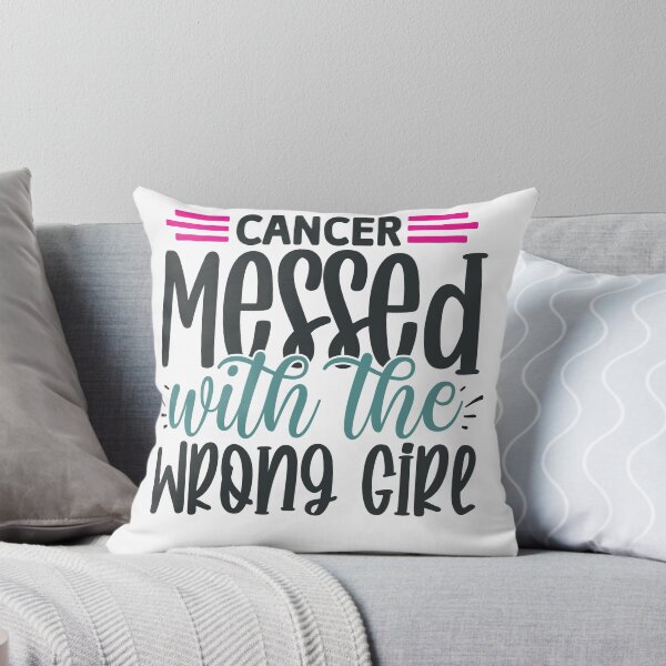 Item preview, Cancer Messed with the Wrong Girl designed and sold by FOX1999-Design.