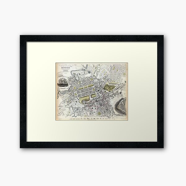 Item preview, Plan of Edinburgh, Scotland - 1834 designed and sold by paulrommer.