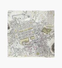 Plan of Edinburgh, Scotland - 1834 Scarf