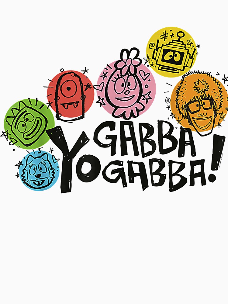 Yo Gabba Gabba Sketch T Shirt For Sale By Aturtopue721 Redbubble