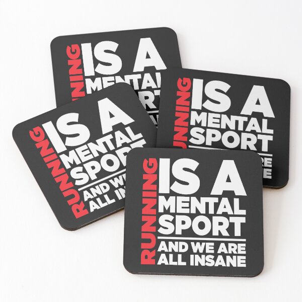 Item preview, Running Is A Mental Sport-We Are All Insane designed and sold by BRtisticDesigns.