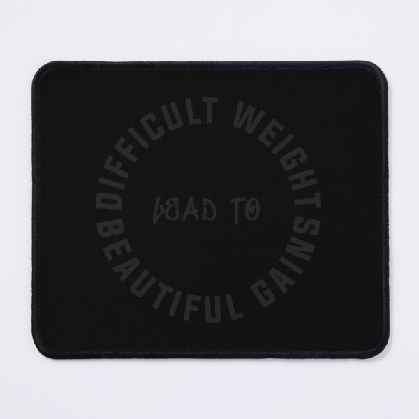 Item preview, Difficult Weight Lead To Beautiful Gains - Fitness - Motivational Quotes designed and sold by bykc2.