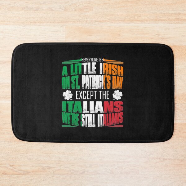 Item preview, Italians Irish On St Patrick_s Day Except Italians Tshirt  designed and sold by JHughes80.