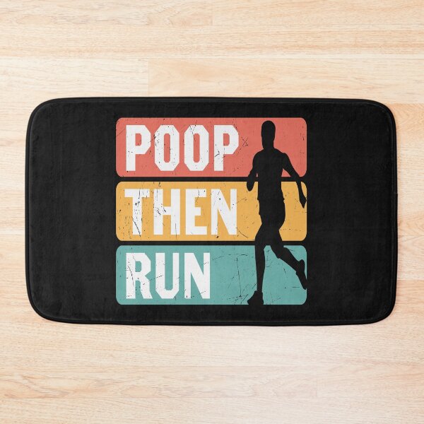 Item preview, Poop Then Run-Funny gift idea for men designed and sold by BRtisticDesigns.