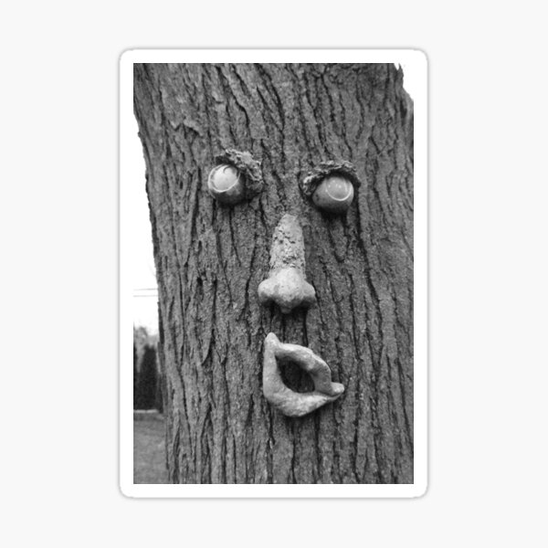 Tree Sticker Face