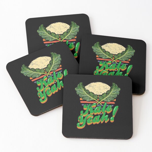 Item preview, Kale Yeah! Funny Vegetable Vintage Retro 80s Sunset designed and sold by Dressed For  Duty.