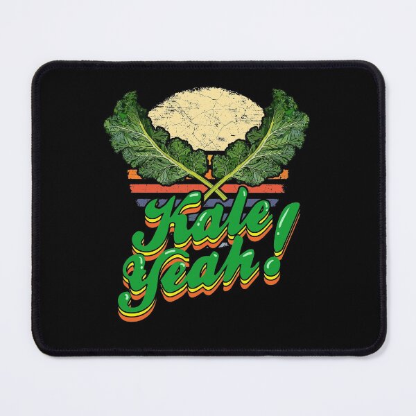 Item preview, Kale Yeah! Funny Vegetable Vintage Retro 80s Sunset designed and sold by Dressed For  Duty.
