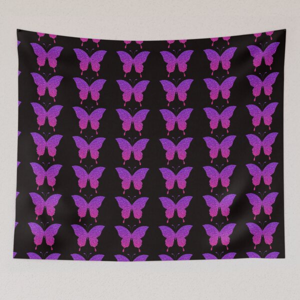 Item preview, Bright Pink and Purple Ombre Faux Glitter Butterfly designed and sold by Felicity-K.