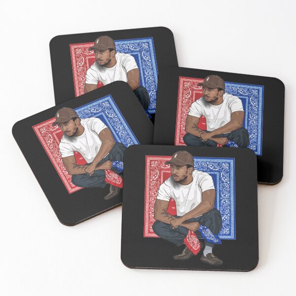 Item preview, Kendrick Rapper Bandana Hip Hop Pattern designed and sold by NinaUS.