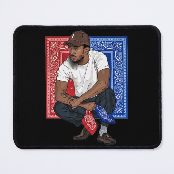 Item preview, Kendrick Rapper Bandana Hip Hop Pattern designed and sold by NinaUS.