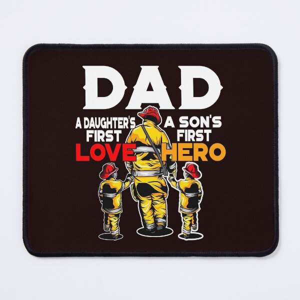 Item preview, Dad Firefighter Love Hero, Love my dad a firefighter designed and sold by tranhungtdu.