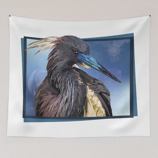 Item preview, tricolor egret designed and sold by obscurite.