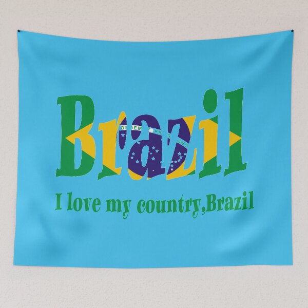 Item preview, I love my country,Brazil ! This is based on the Brazil flag			 designed and sold by mostheristore.