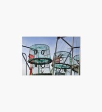 Lobster Pots at Lyme Dorset UK Art Board